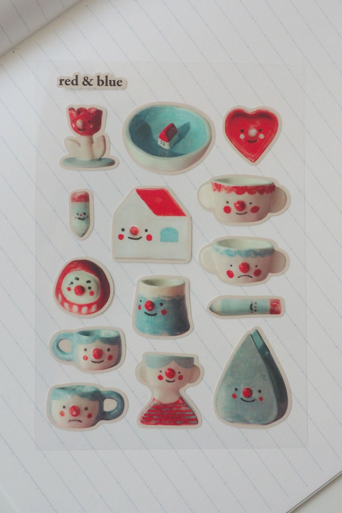 Red + Blue - Sticker Sheet