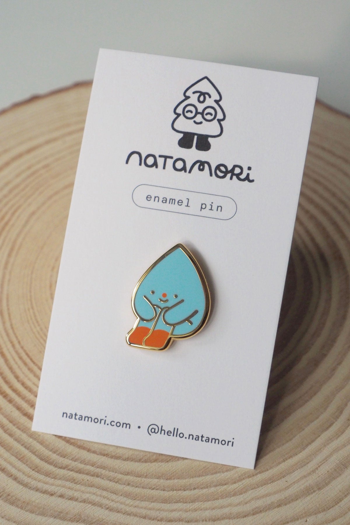 Natamori Tear Drop Pin