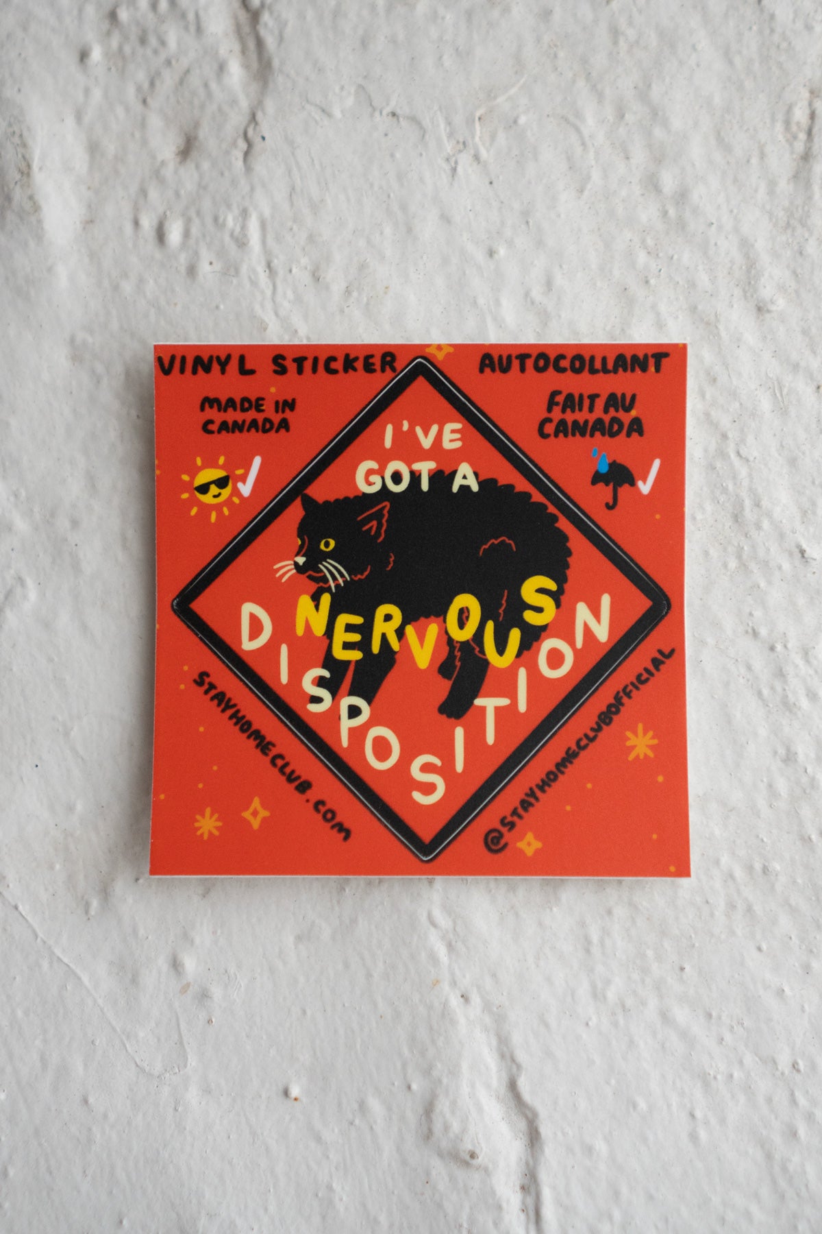 Nervous Disposition Vinyl Sticker