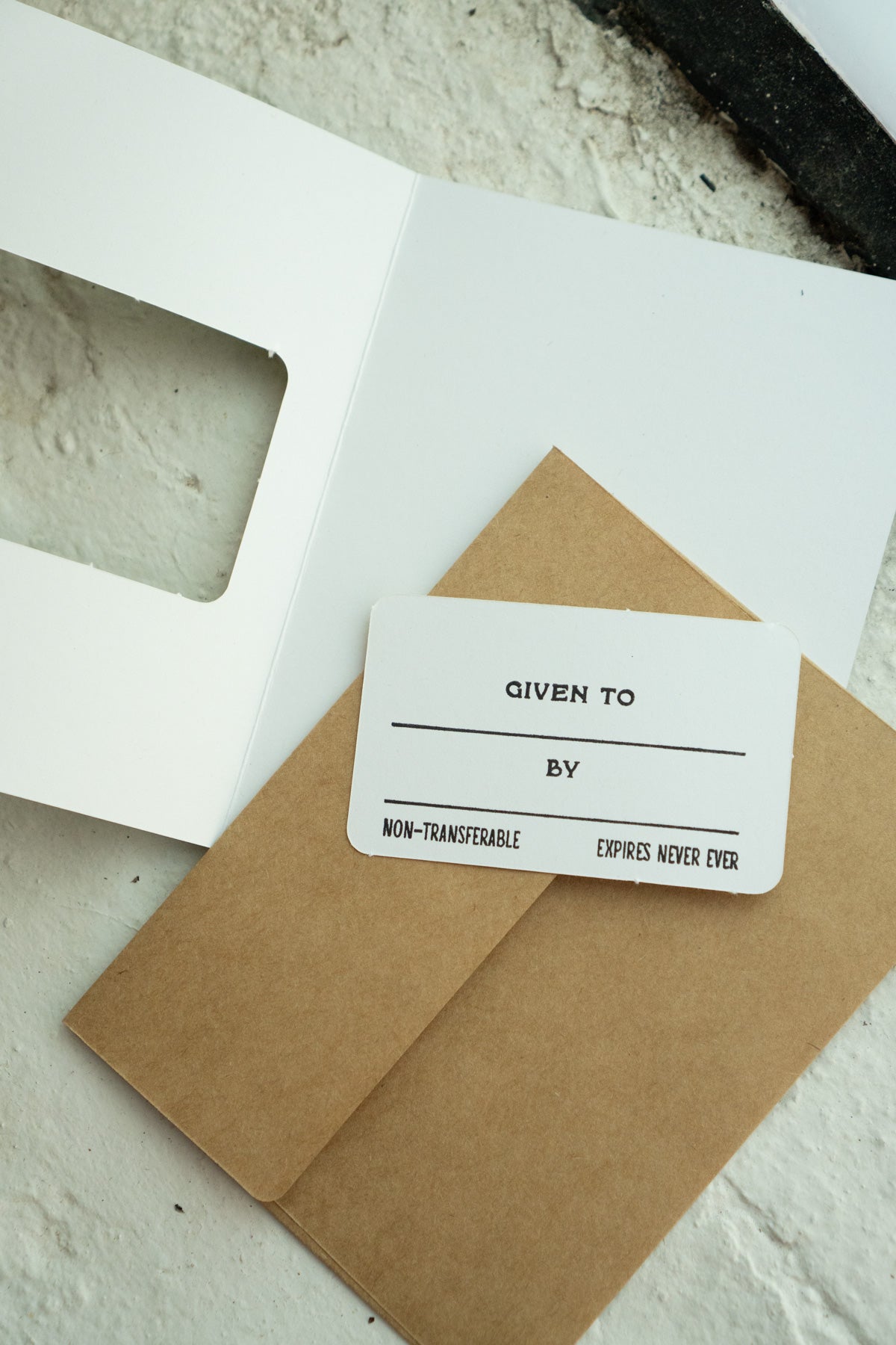 'License to Vent' - Carte avec Carte Fantaisie Détachable