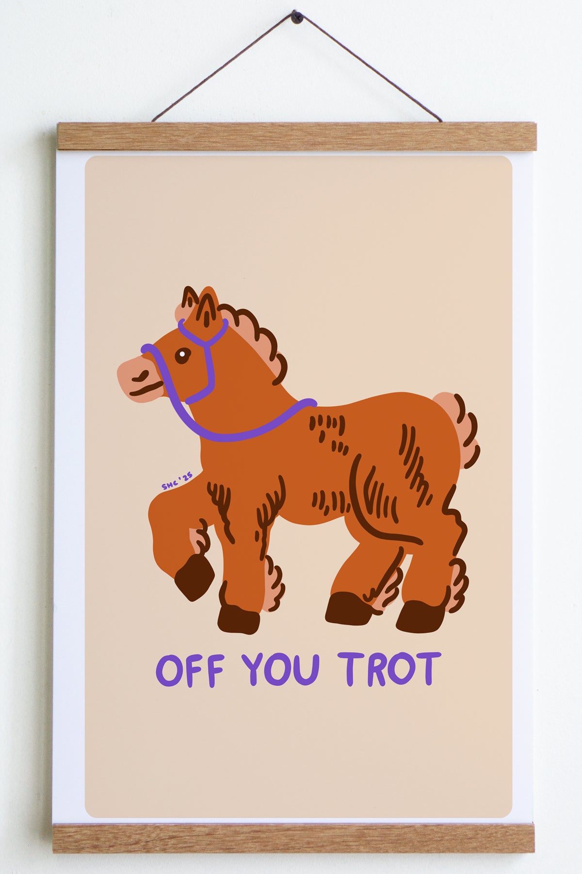 Off You Trot Print