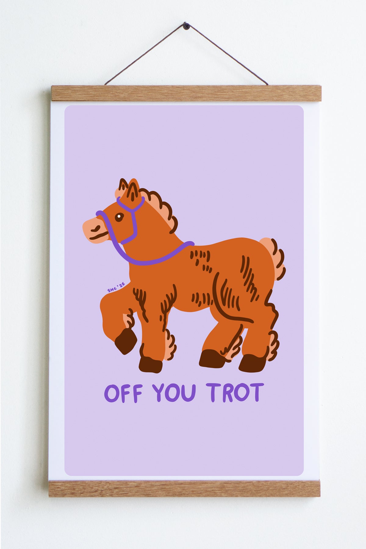 Off You Trot Print
