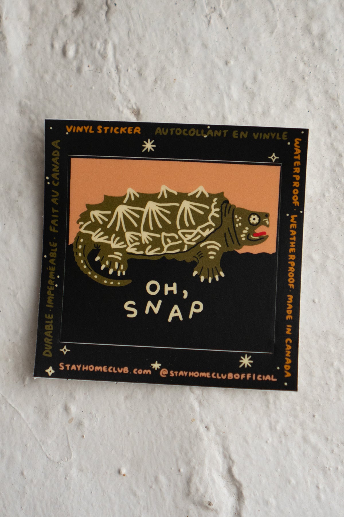 Oh Snap Vinyl Sticker