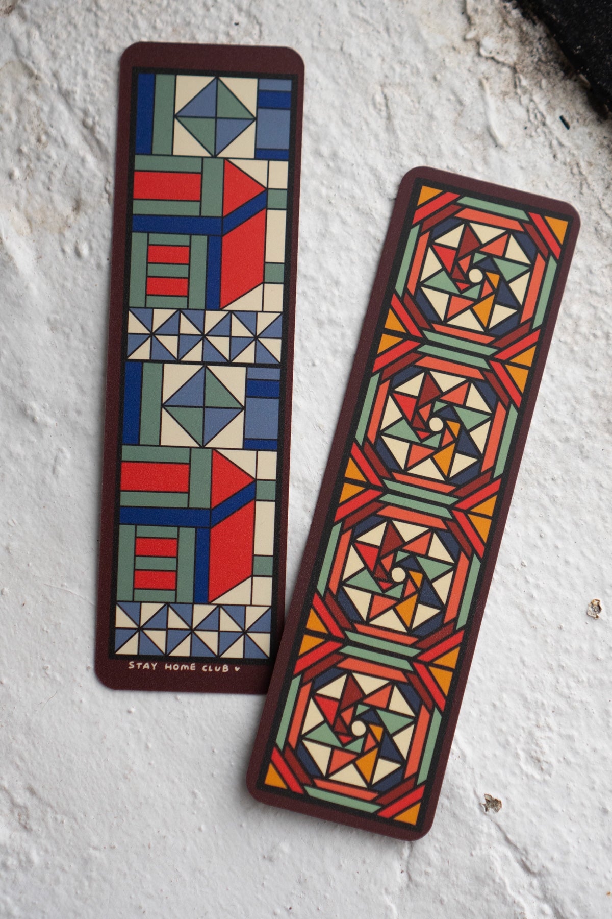 Mixed Patchwork Bookmark