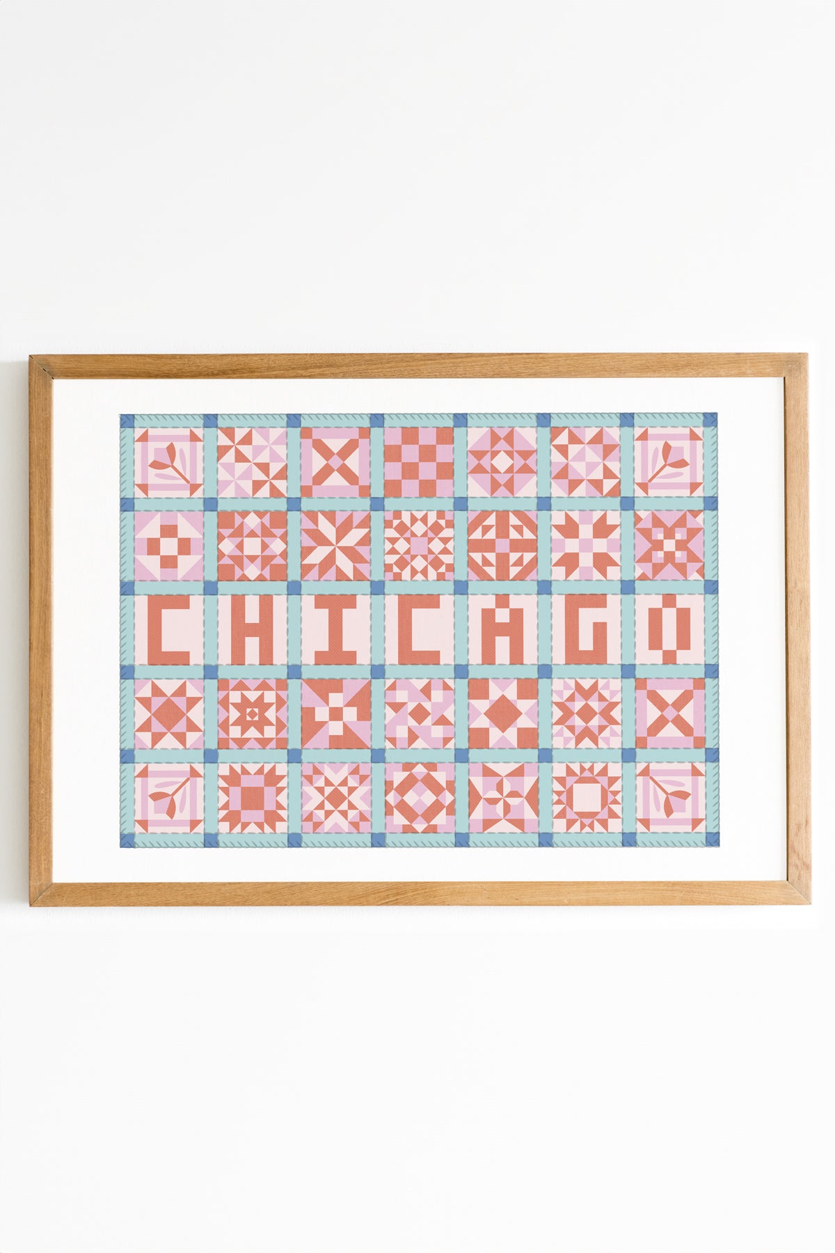 Cities Patchwork Print