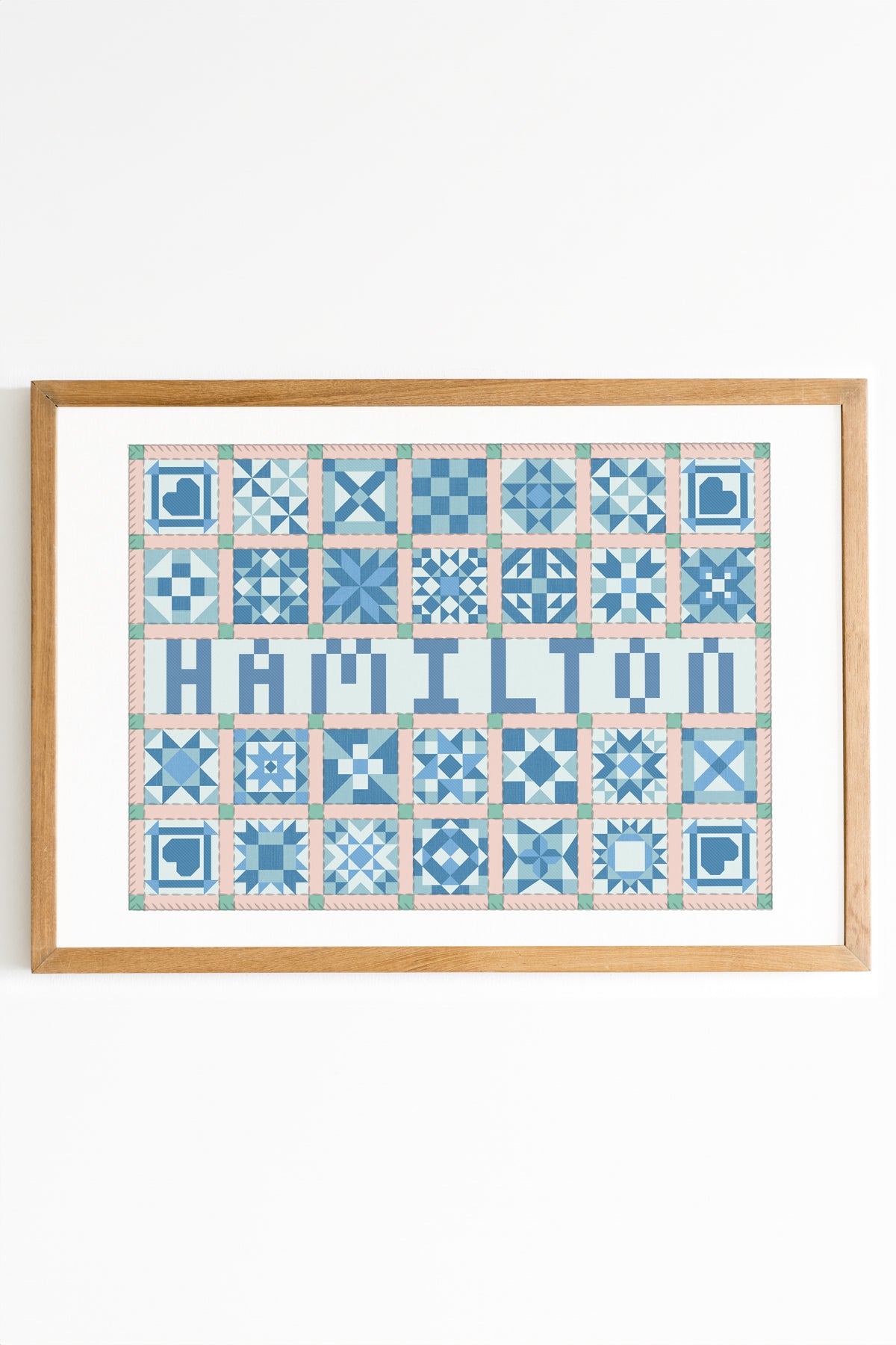 Cities Patchwork Print