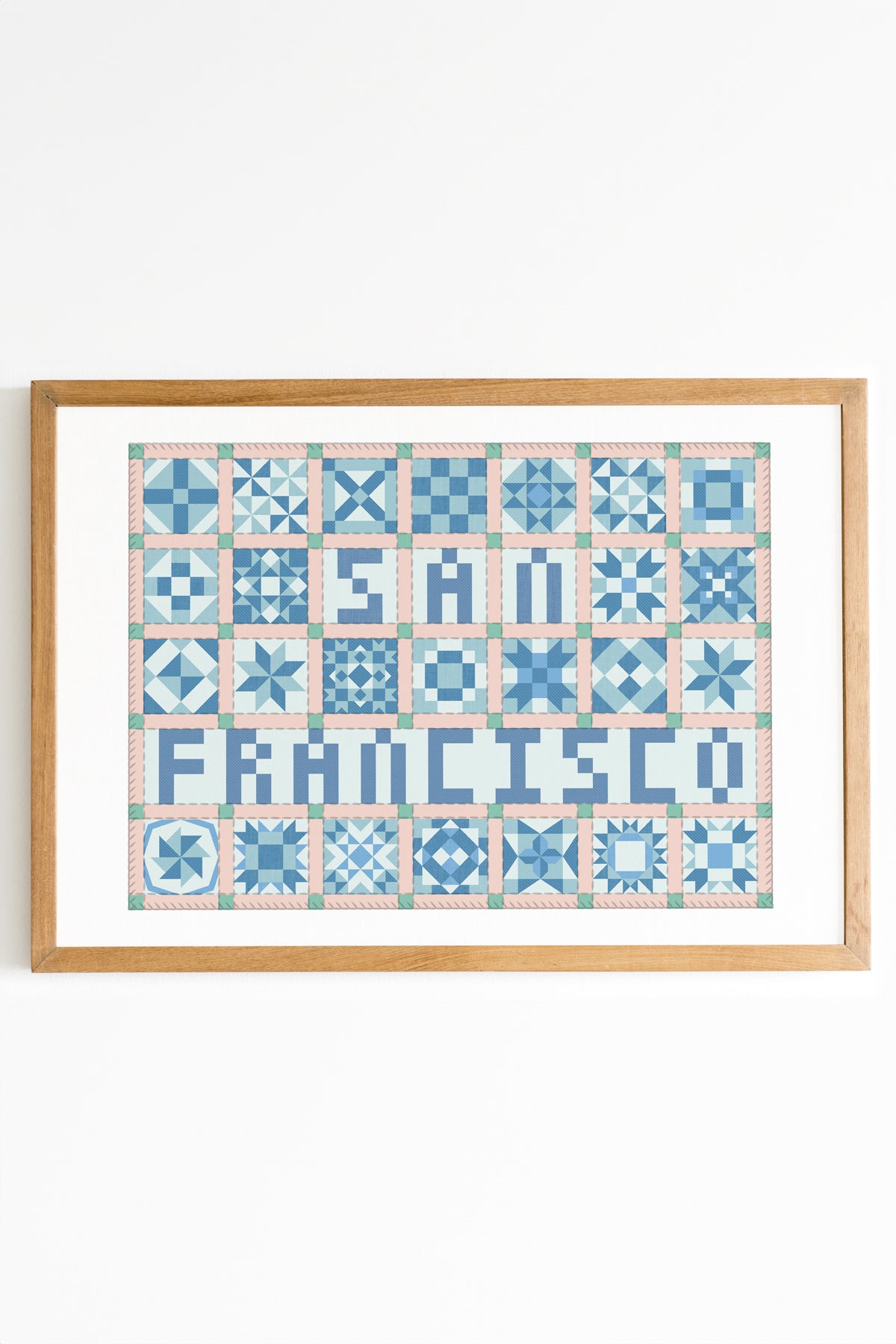 Cities Patchwork Print