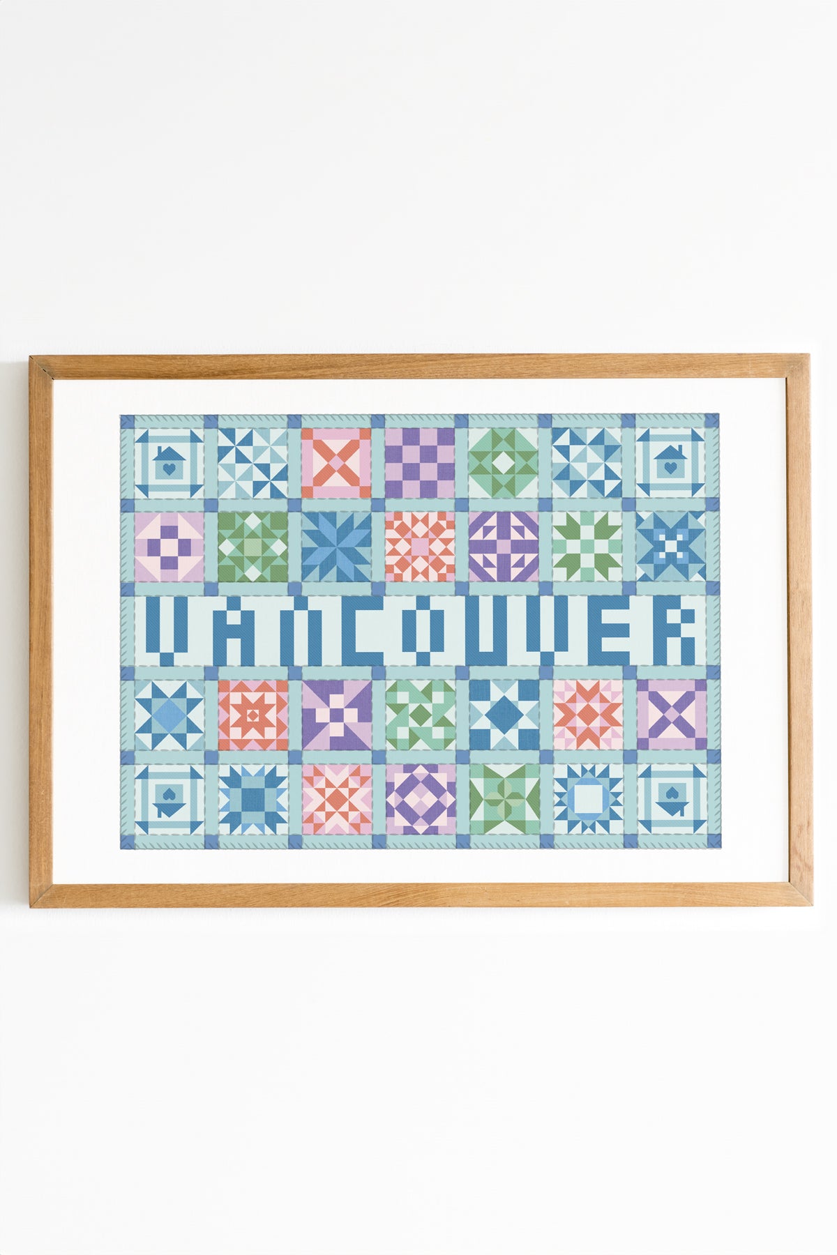 Cities Patchwork Print