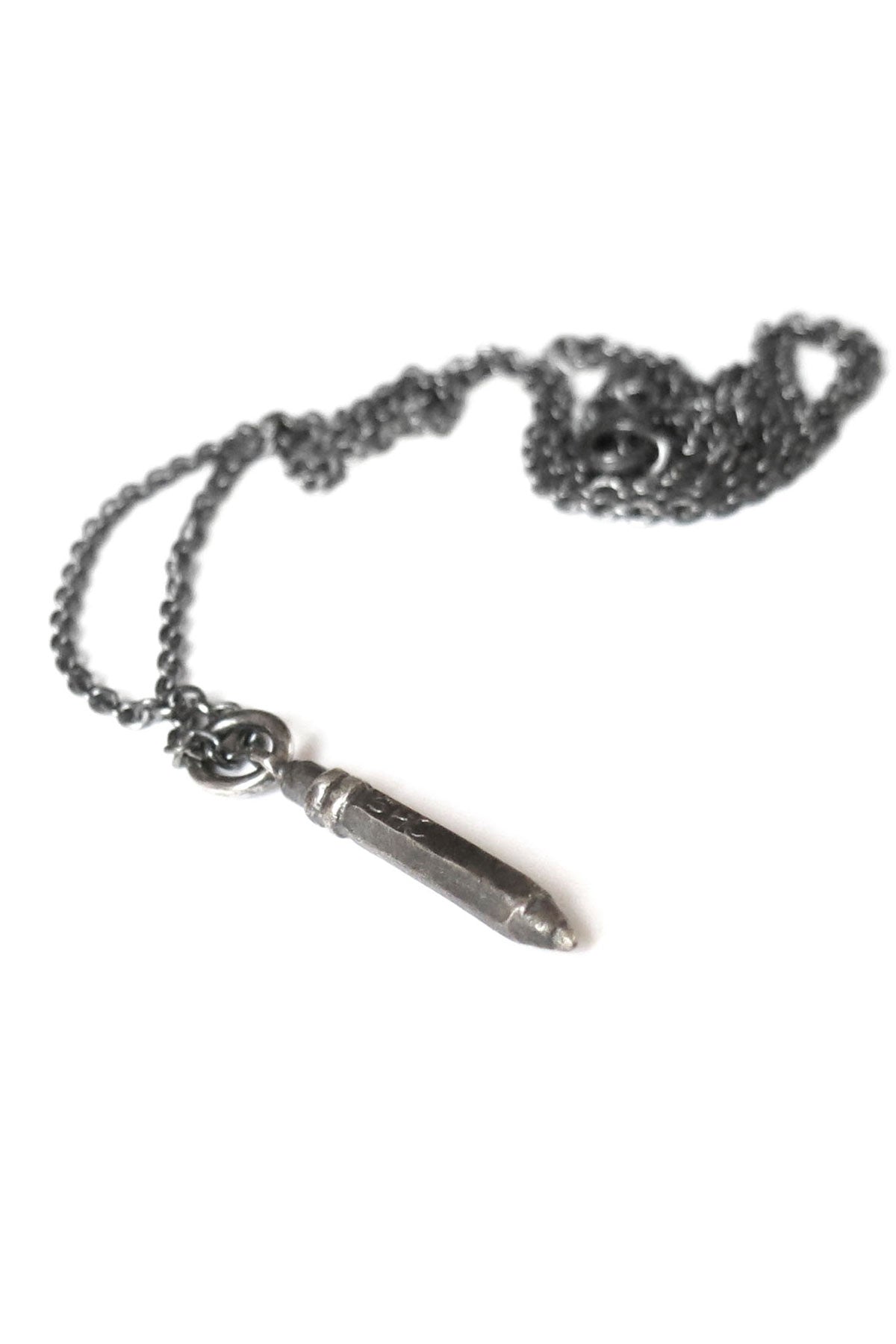 Silver Pencil Necklace