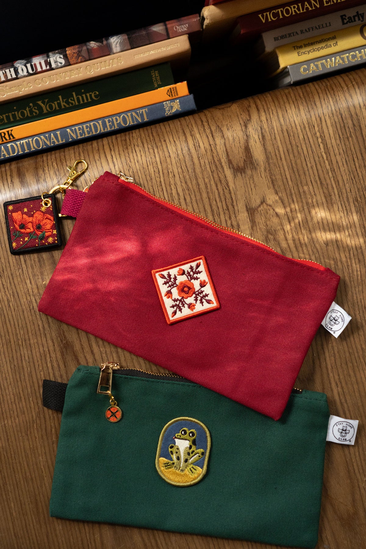 Patch Collant en Feutre 'Whig Rose'
