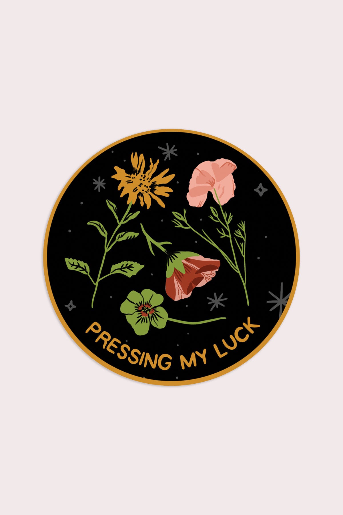 Pressing my Luck Vinyl Sticker