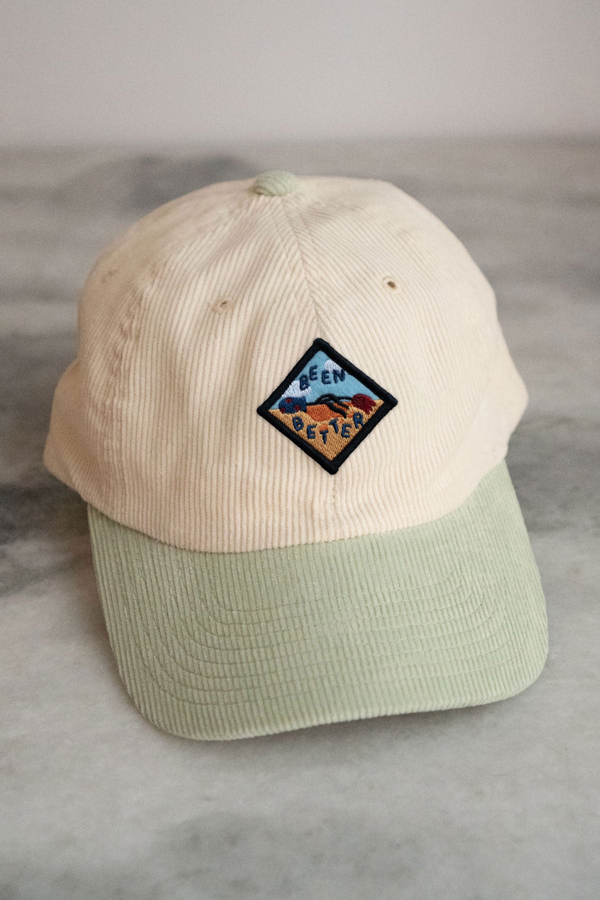 Patched Corduroy Dad Hat - Pick Your Patch