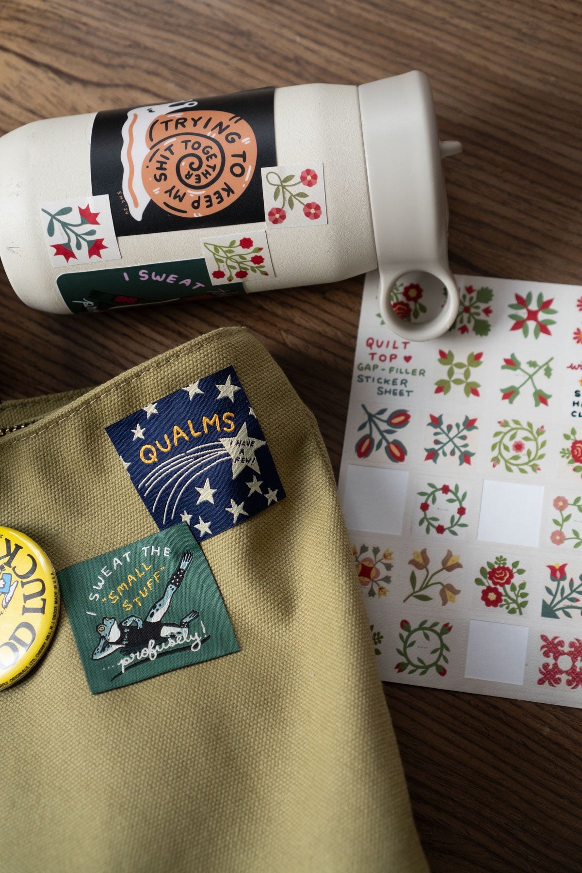 Qualms - Woven Sticky Patch