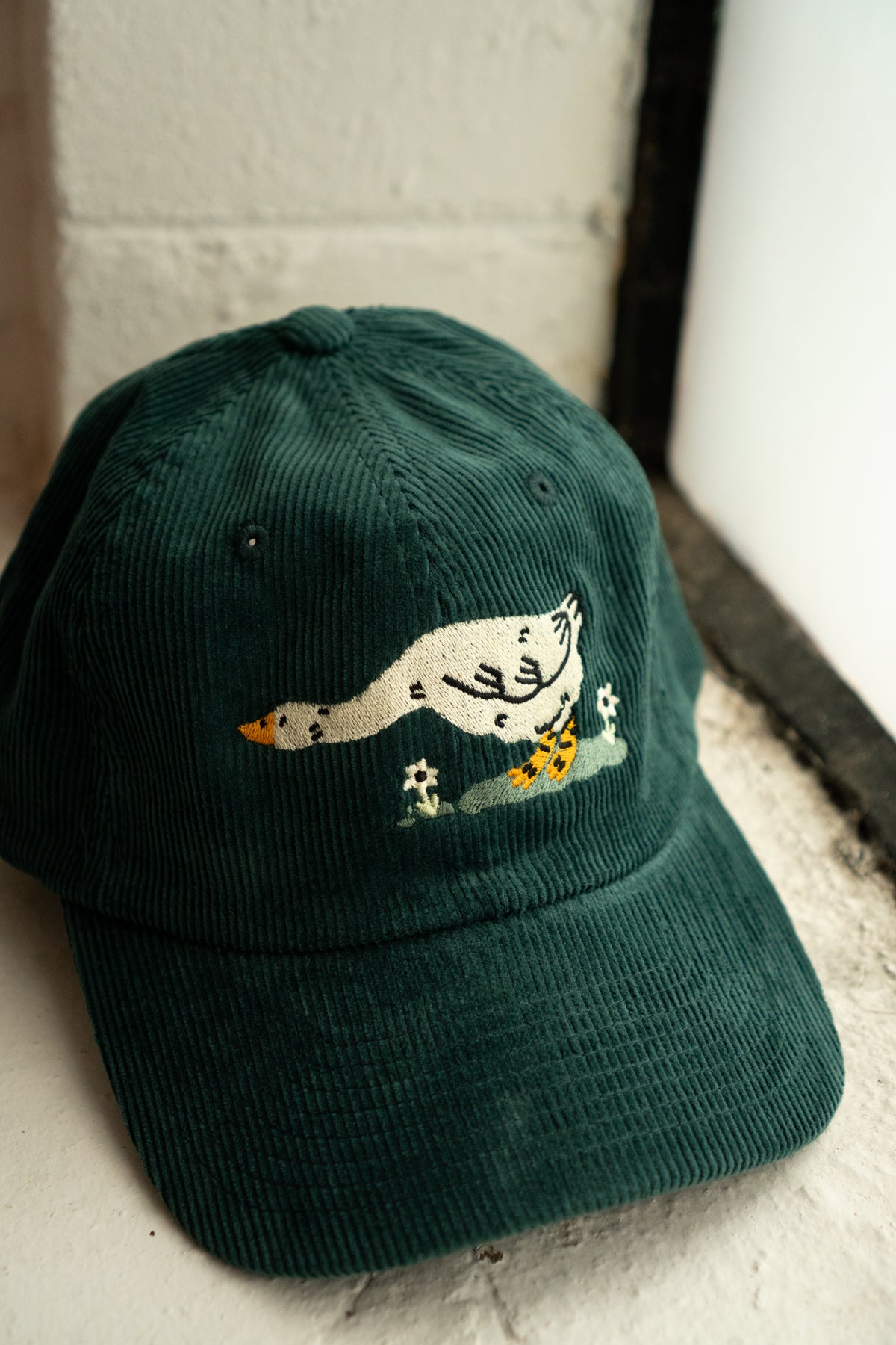 Reaching Corduroy Dad Hat | Emerald