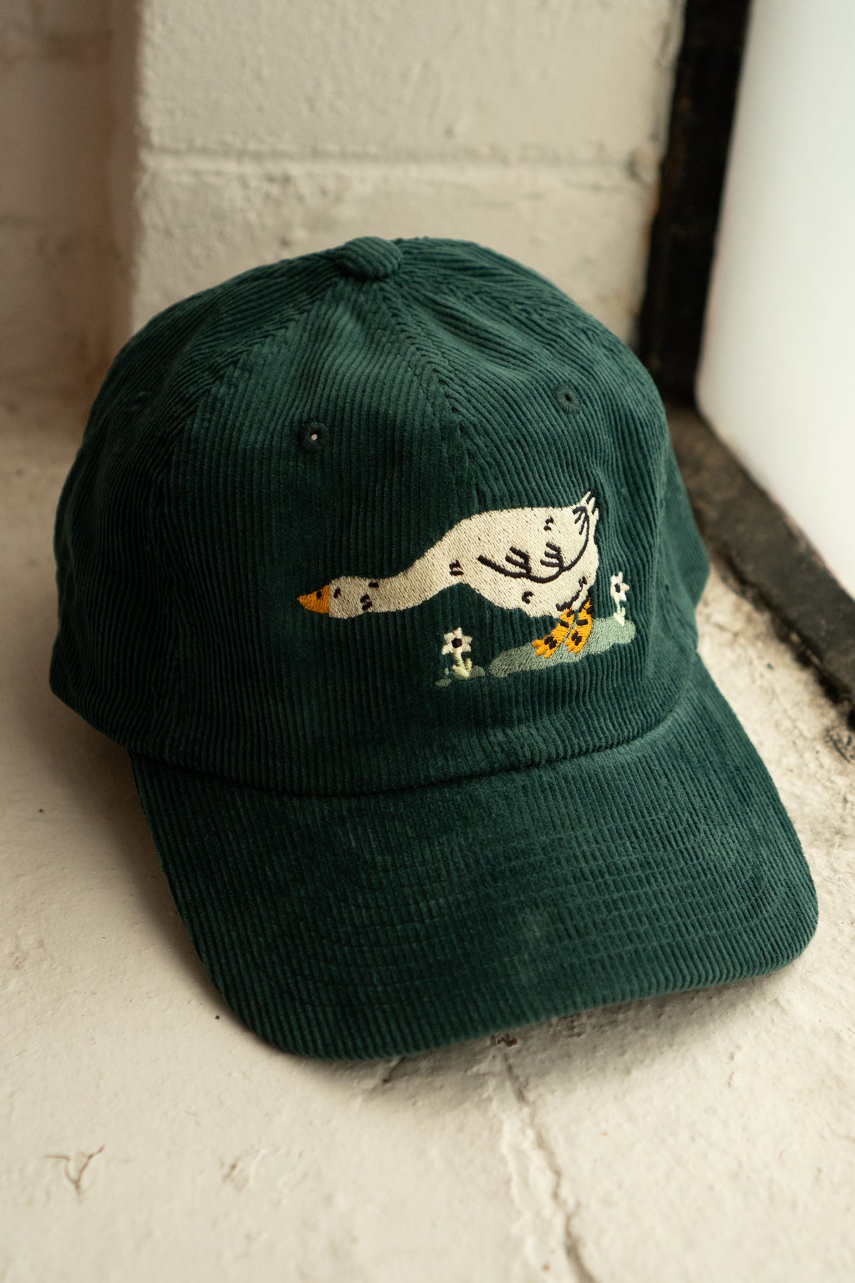 Reaching Corduroy Dad Hat | Emerald