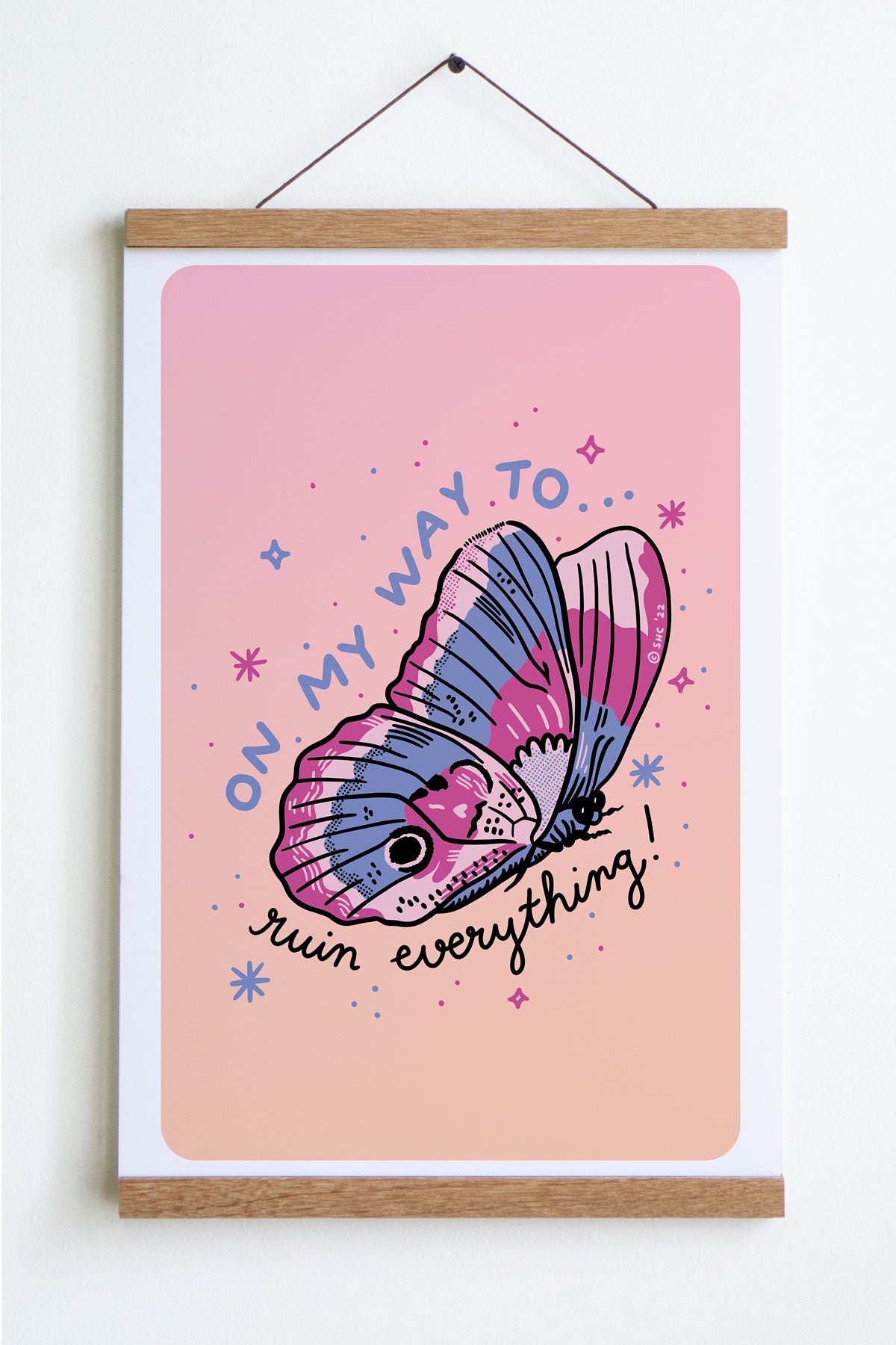 Ruin Butterfly Print