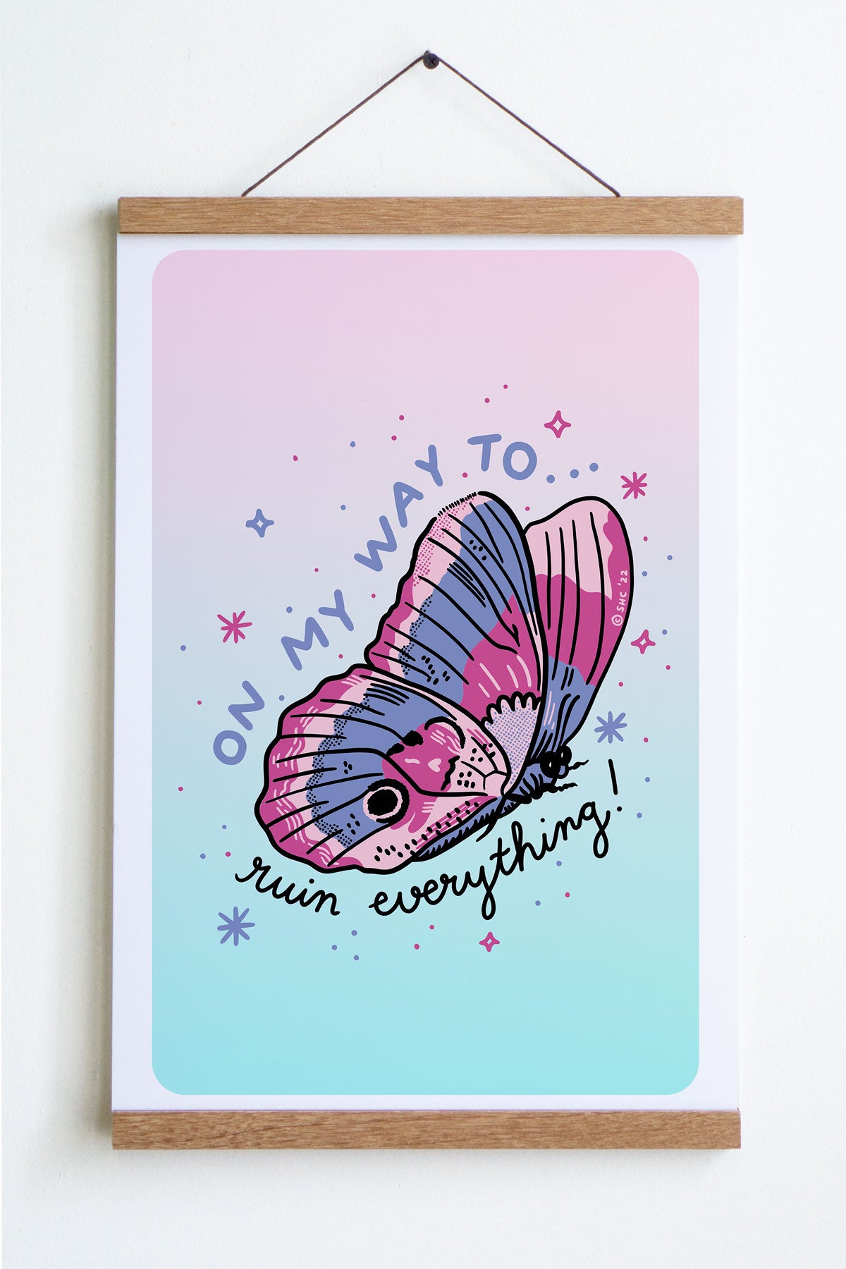 Ruin Butterfly Print