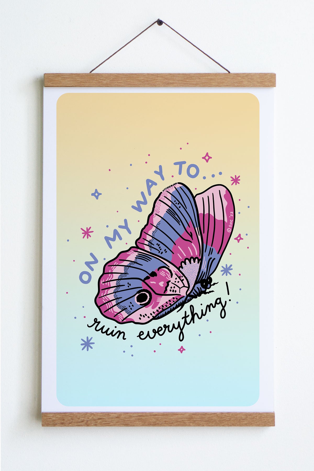 Ruin Butterfly Print