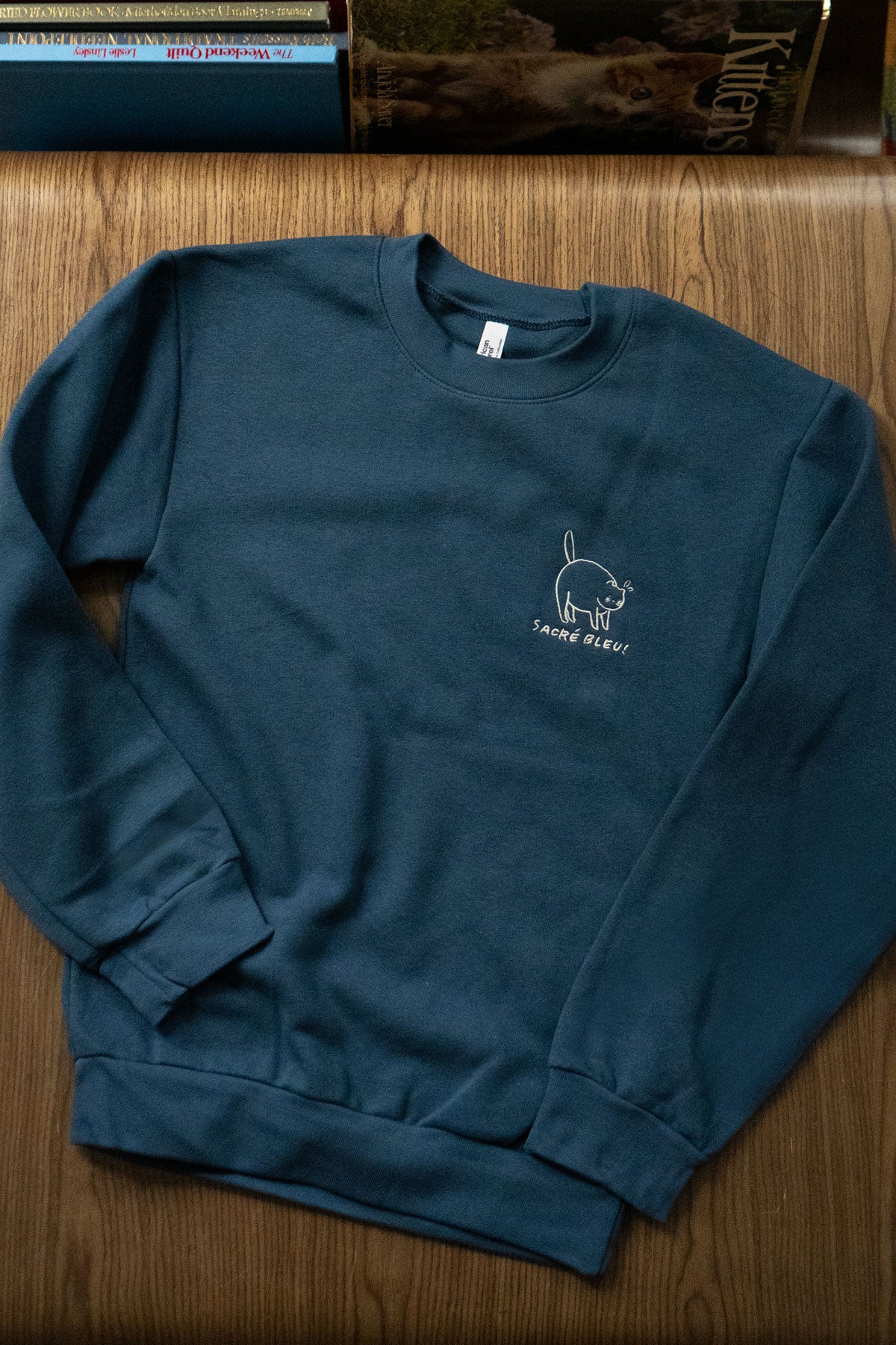 Sacré Bleu Embroidered Sweatshirt