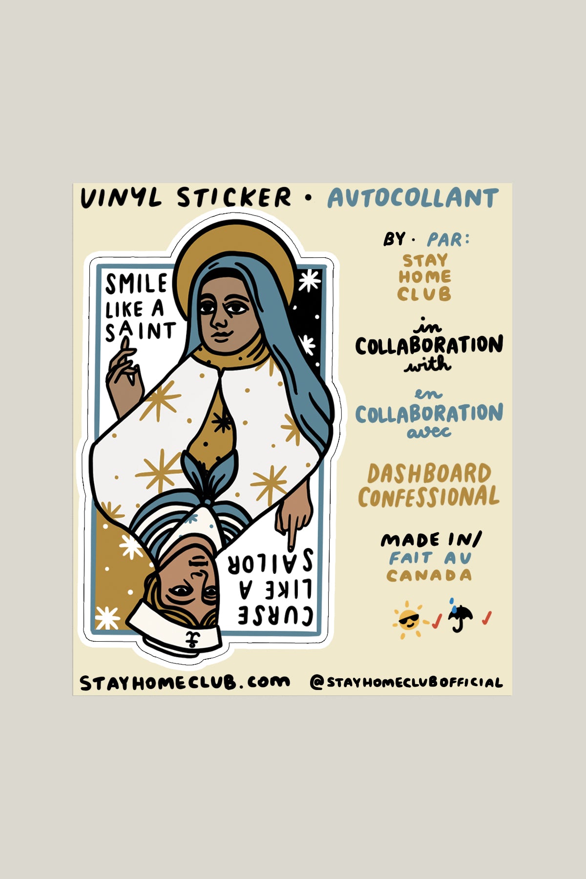 Saints and Sailors Vinyl Sticker