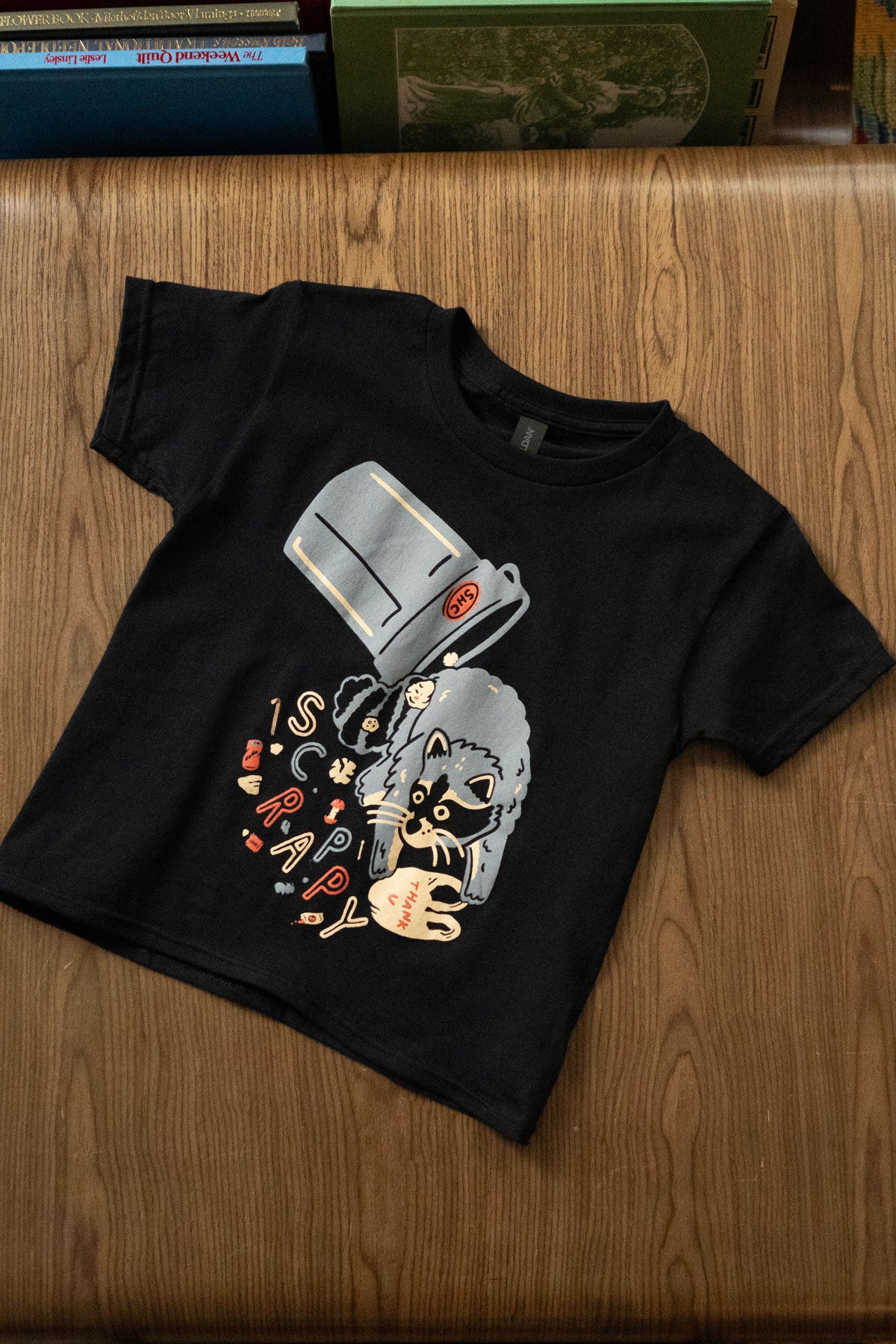 Scrappy Raccoon Kids T-Shirt
