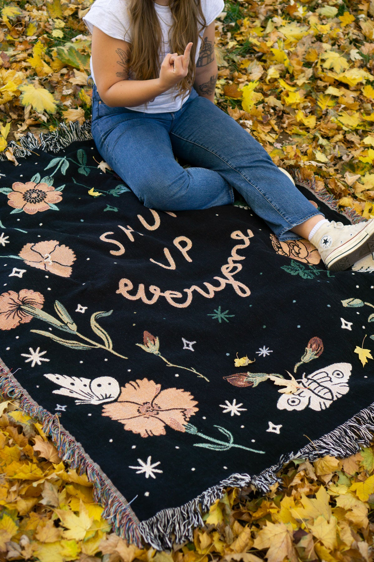 Shut Up Everyone Blanket