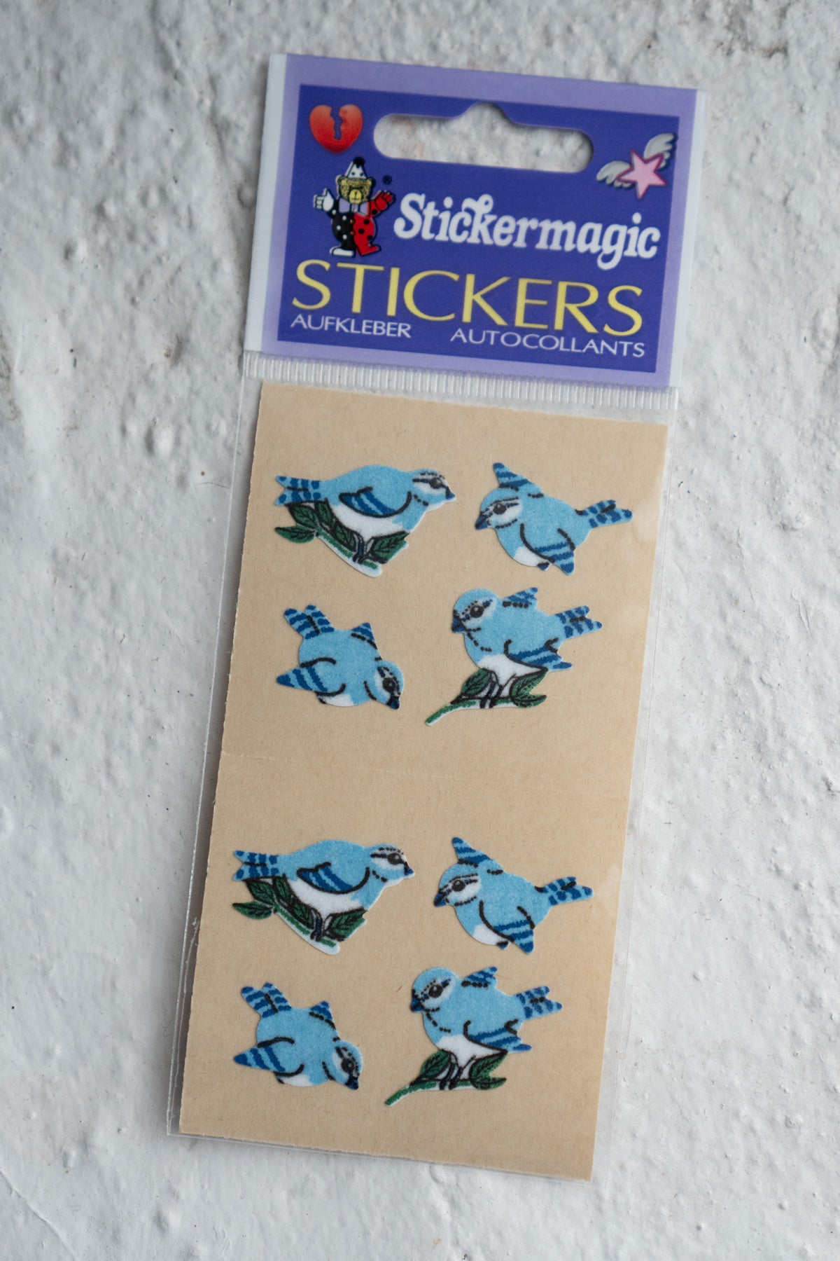 Vintage Sticker Strips - Birds