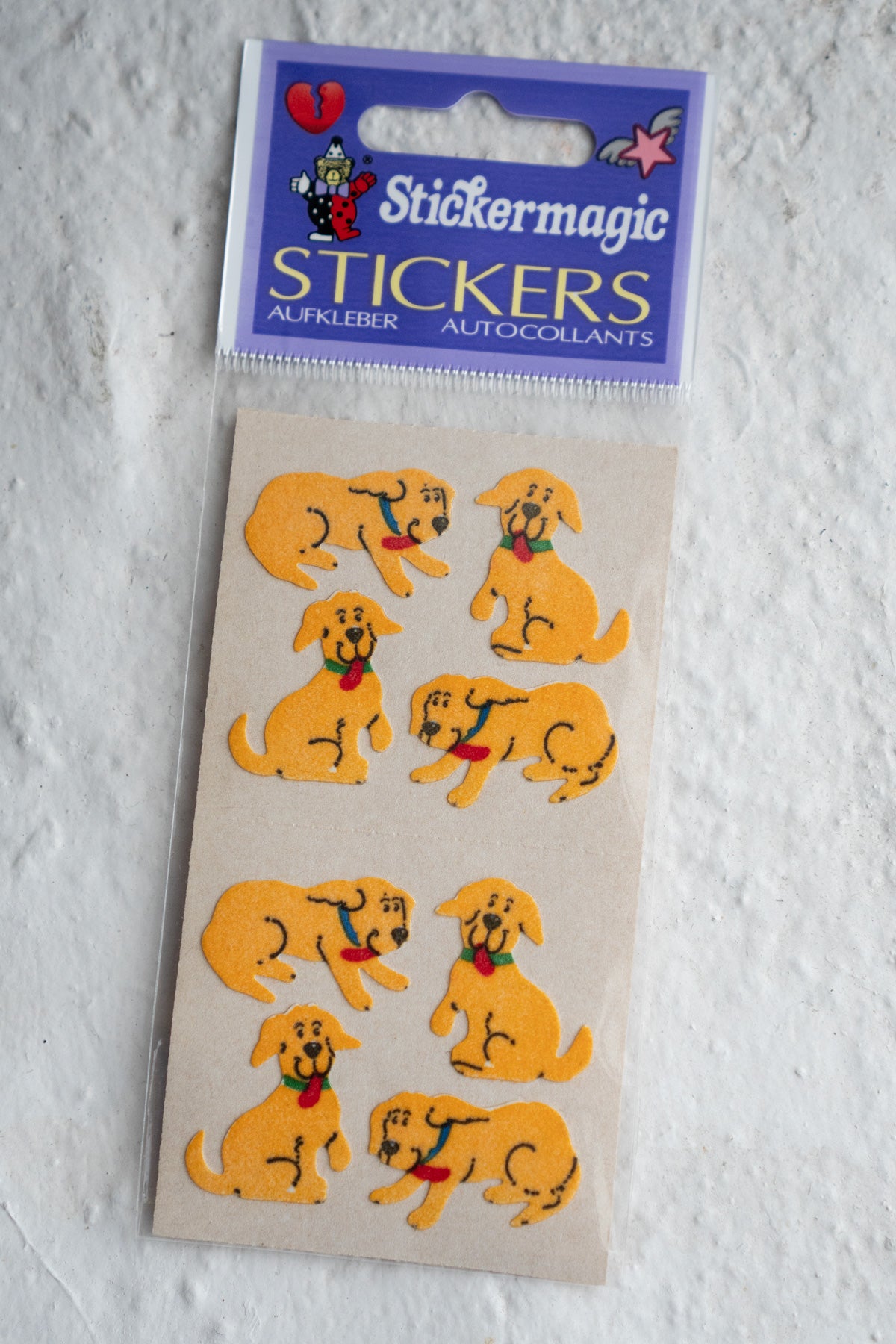 Vintage Sticker Strips - Dogs