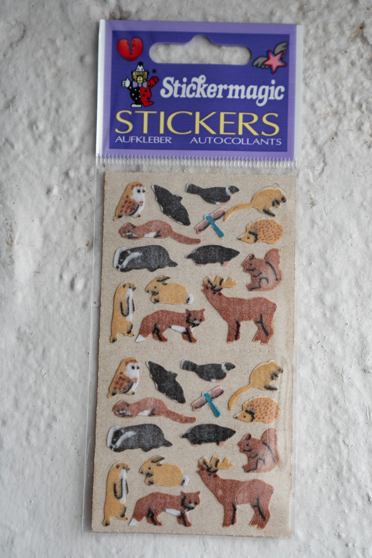 Vintage Sticker Strips - Micro Critters