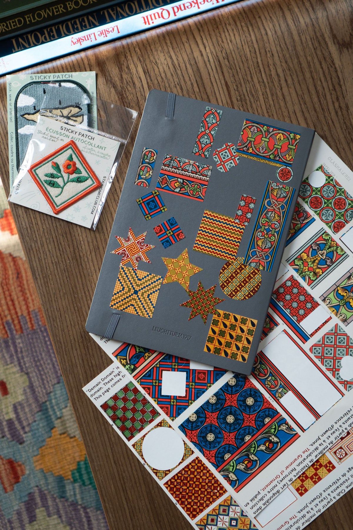 Stained Glass Ornament Mega Sticker Sheet