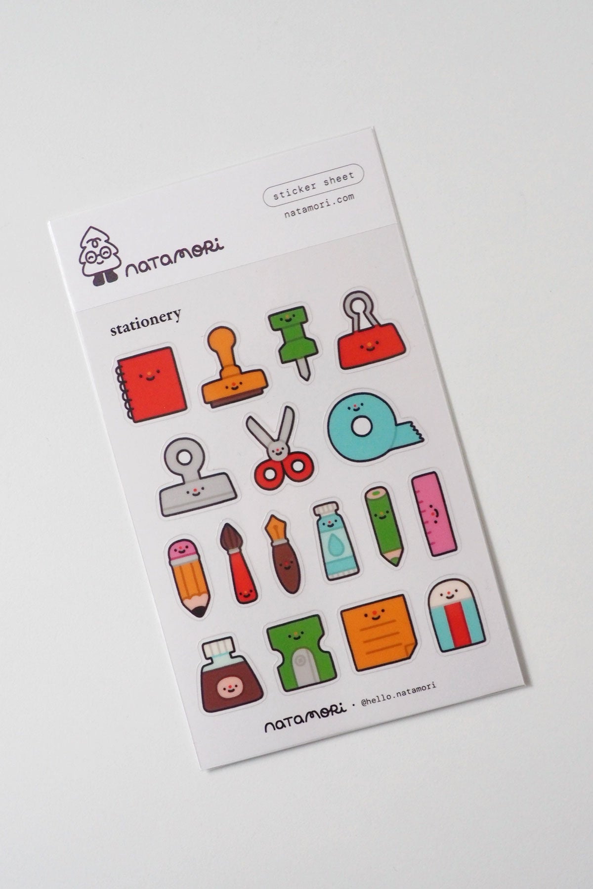Stationery - Mini Clear Sticker Sheet