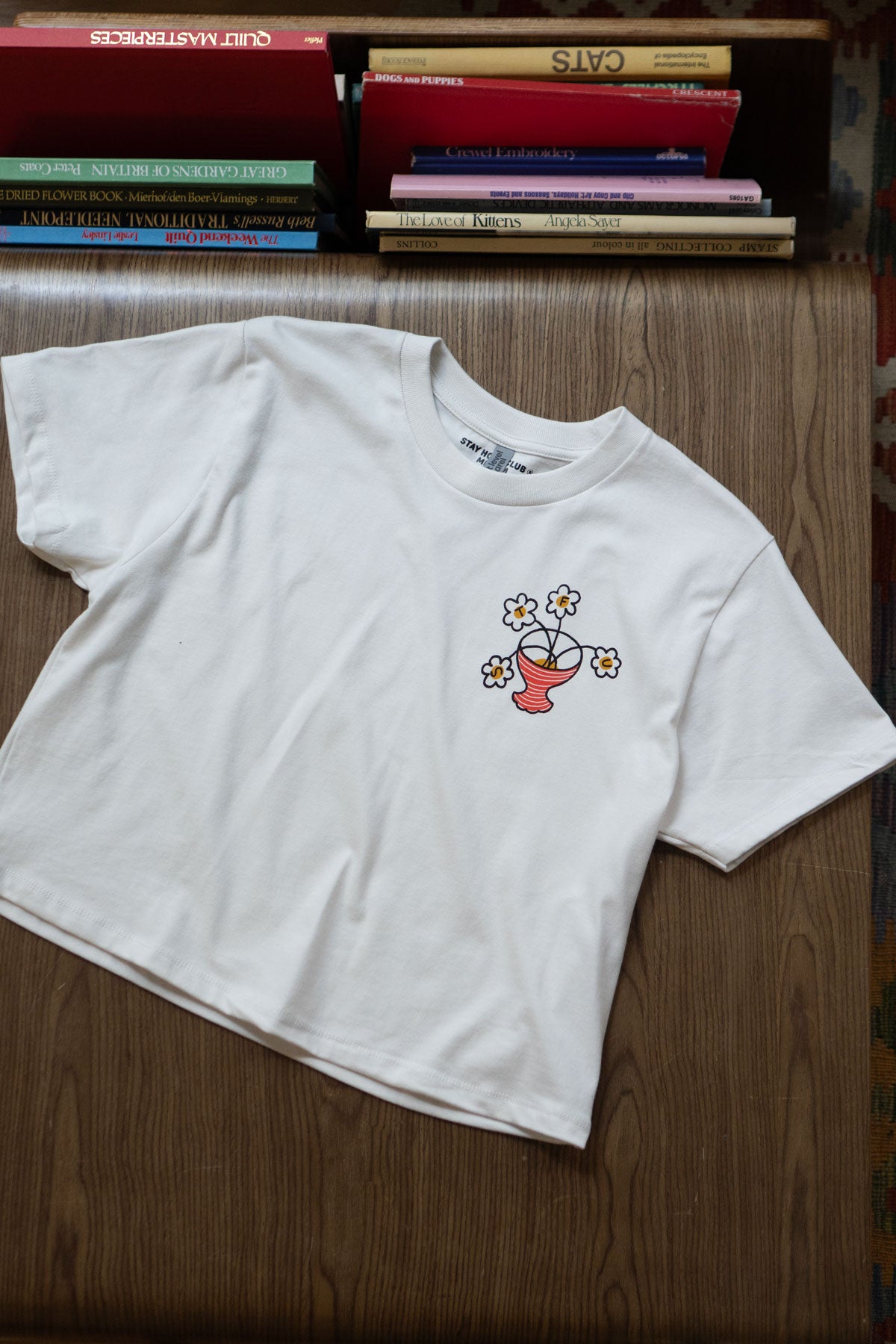 T-Shirt Carré NL 'STFU Vase'