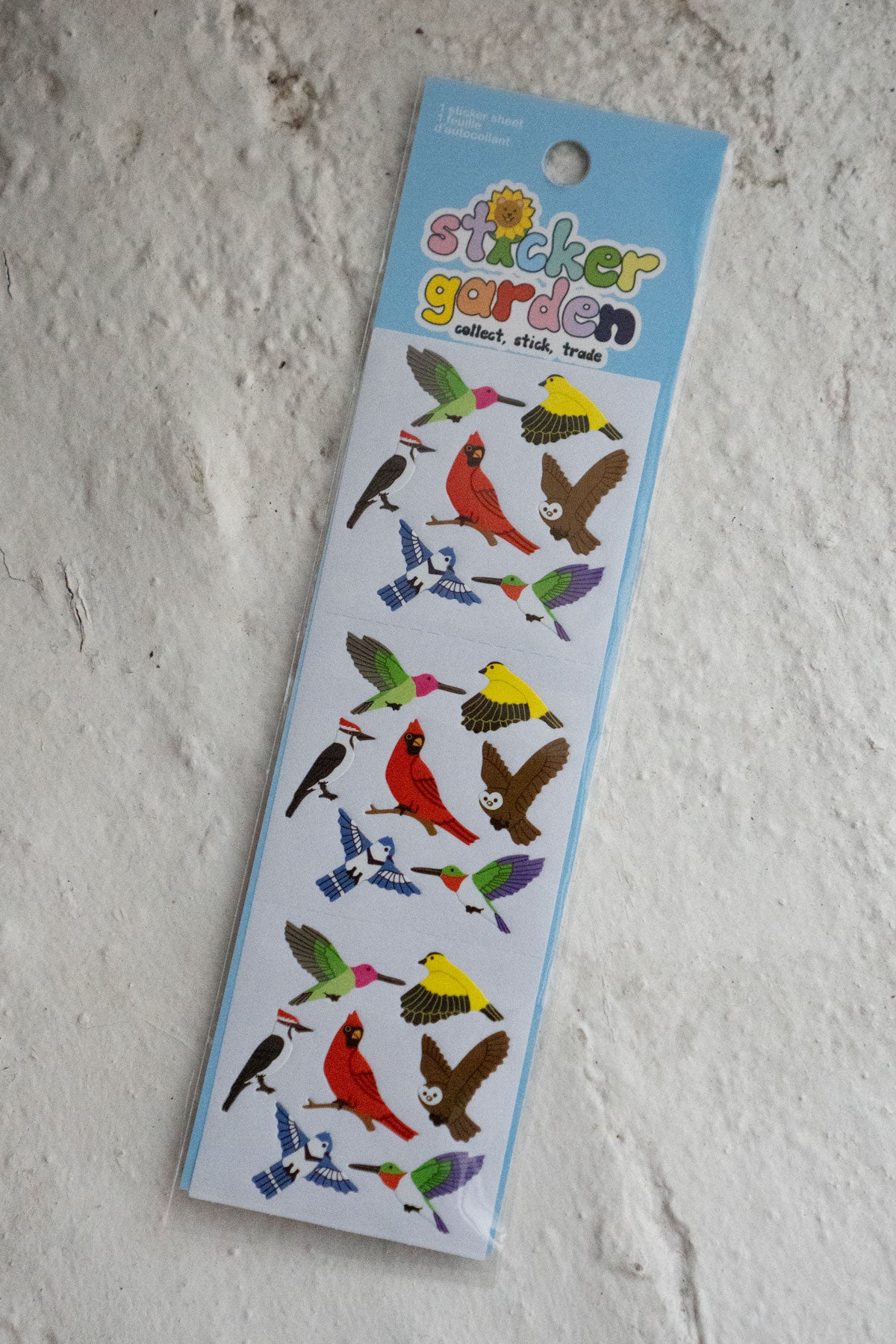 Childhood Birds - Glossy Sticker Strip