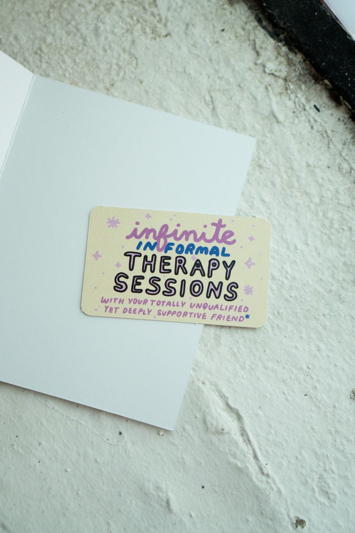 Infinite Therapy - Punch-Out Novelty Card