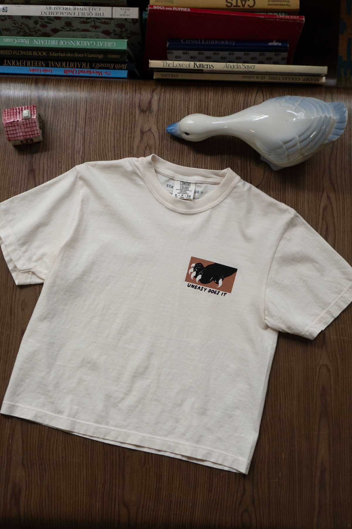 Uneasy Does It CC Boxy Tee