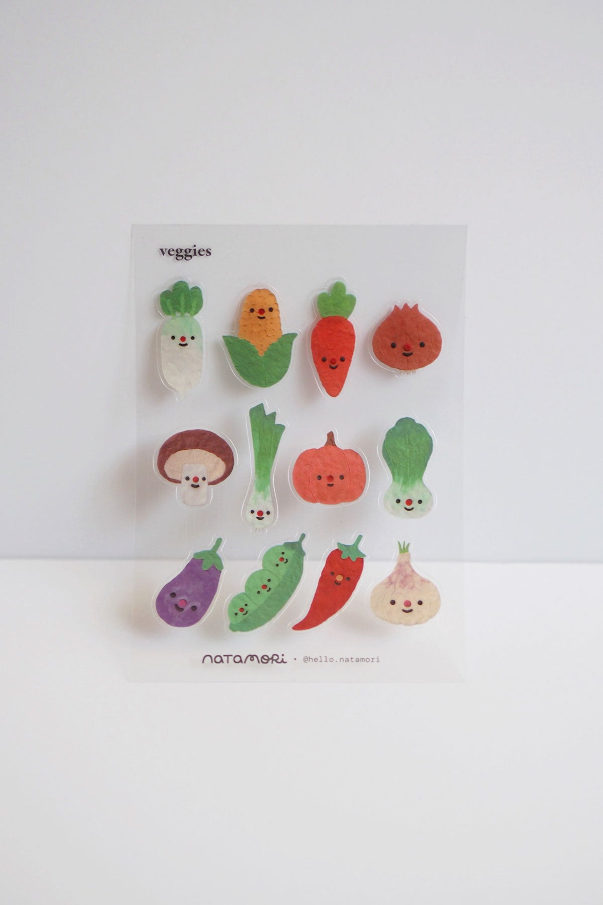 Veggies - Mini Clear Sticker Sheet