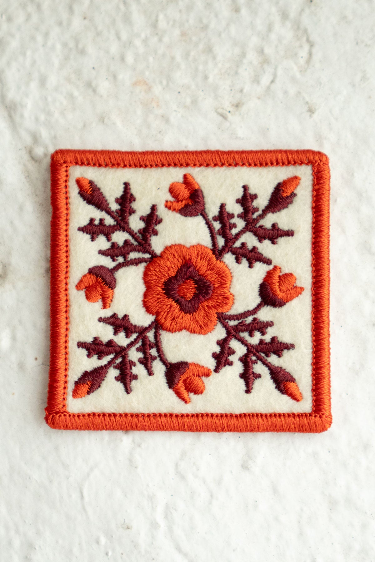 Patch Collant en Feutre 'Whig Rose'