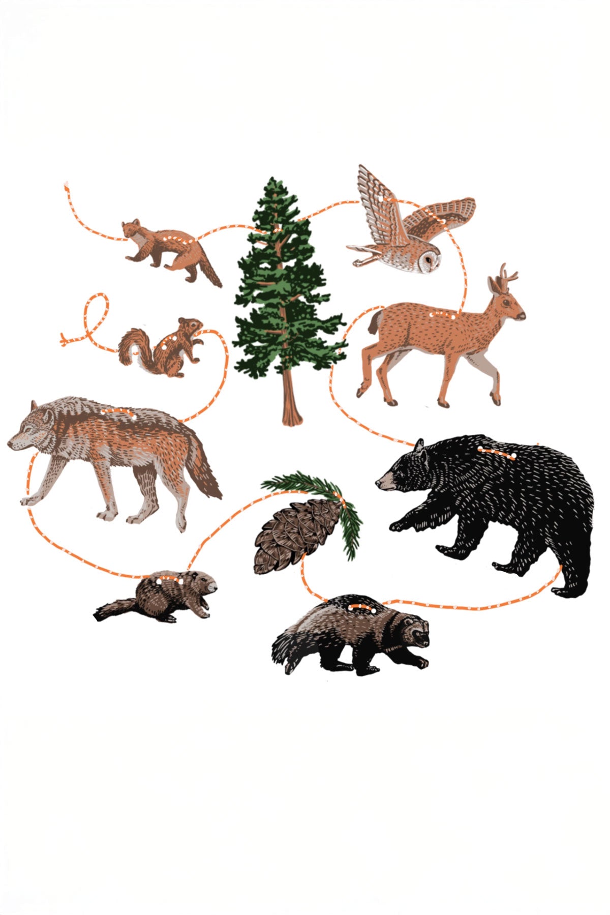 PNW Woodland - Paper Garland