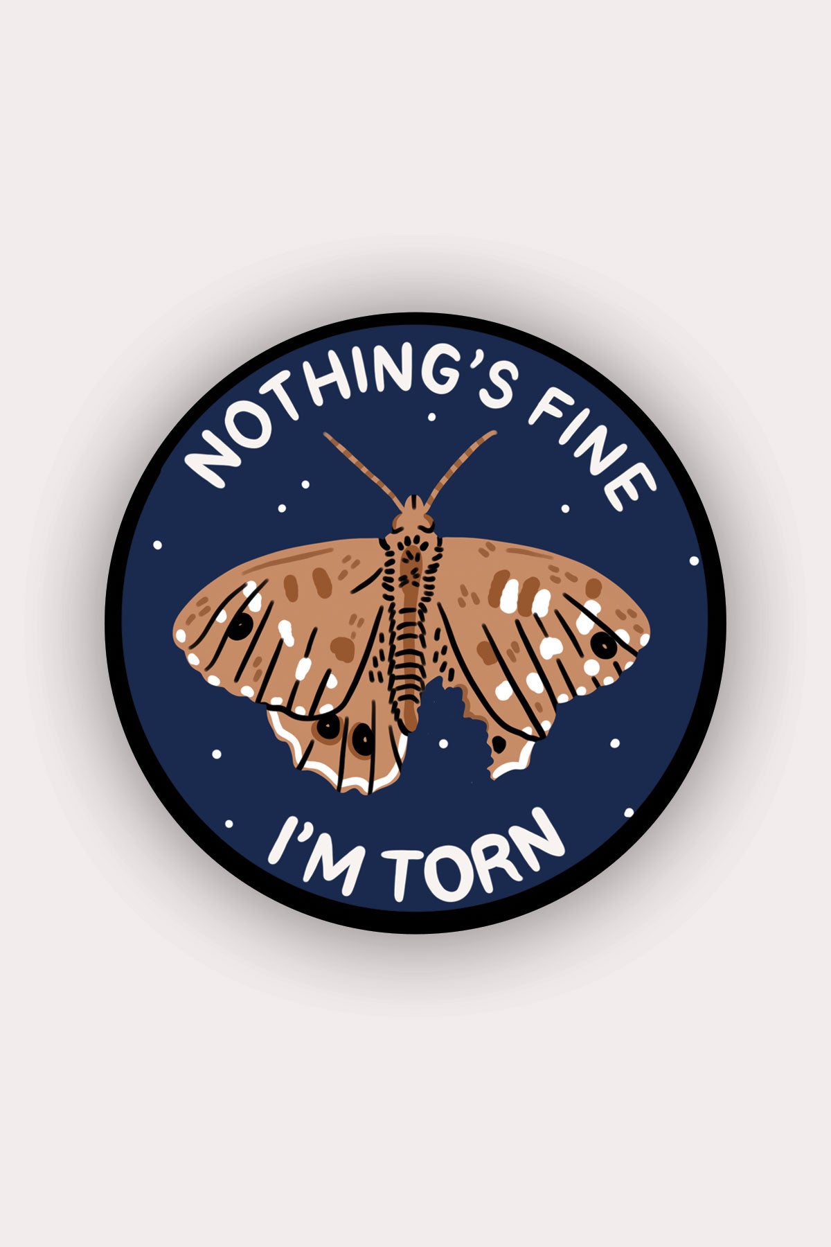 I'm Torn Vinyl Sticker