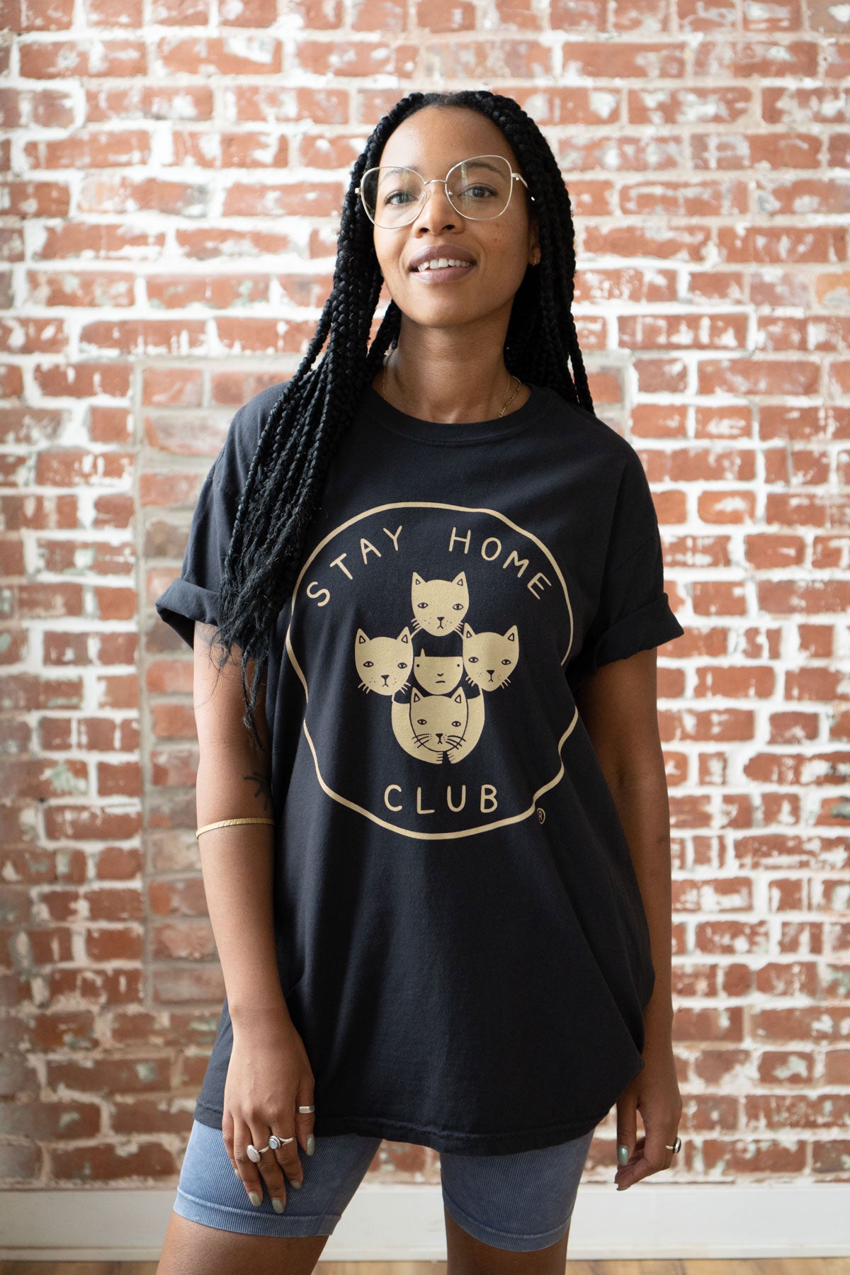 Stay Home Club Logo T-Shirt