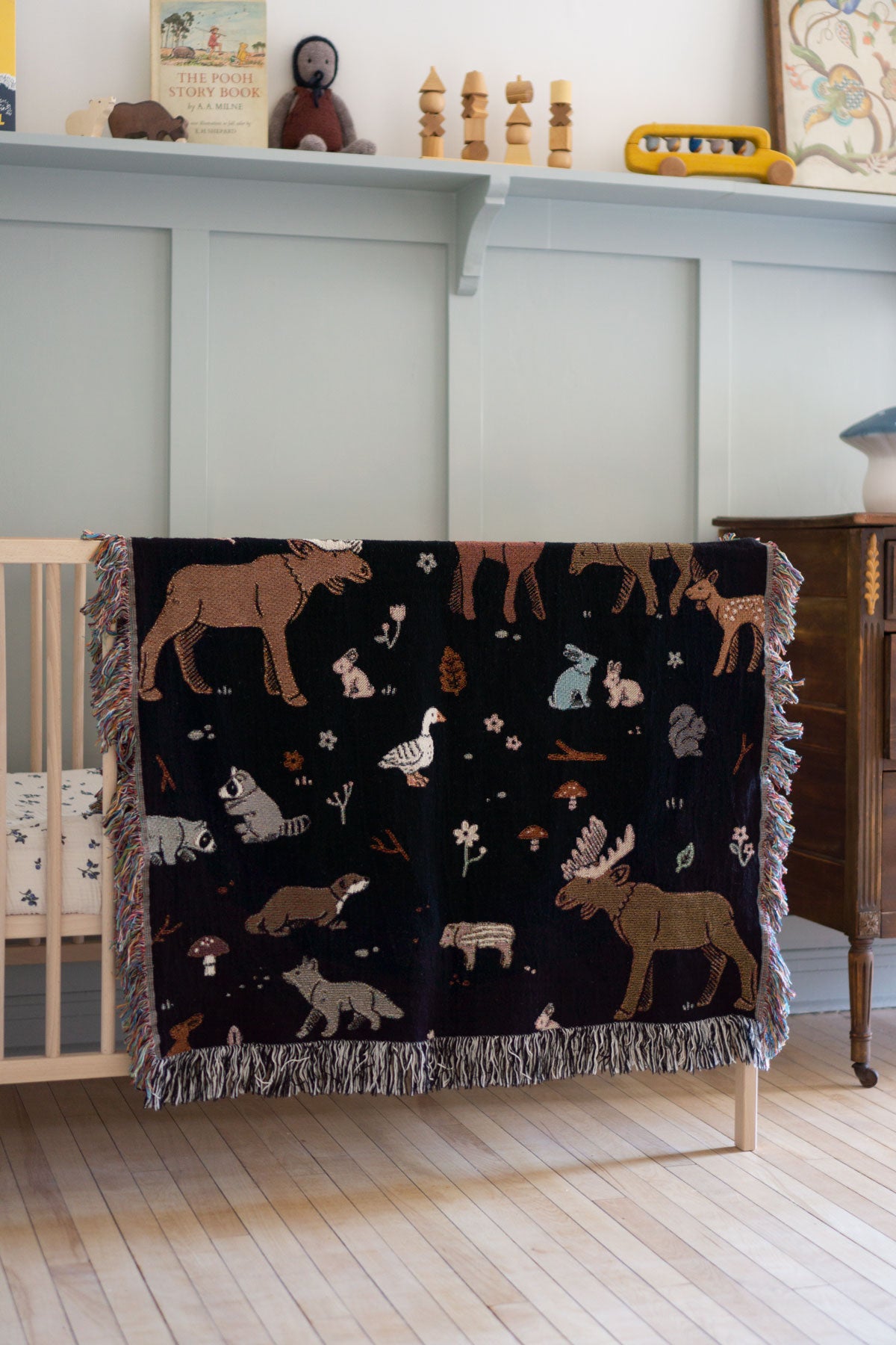 Woodsy Critters Mini Blanket